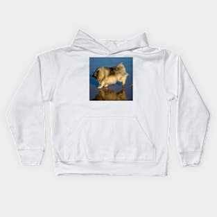 Happy Keeshond Kids Hoodie